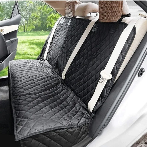 Dog Car Seat Cover Pet Travel Carrier Mattress Waterproof Dog Car Seat Protector with Middle Seat Armrest for Dogs
